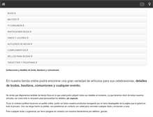 Tablet Screenshot of lanavedelasbodas.com